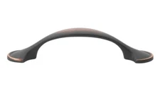 6 Pack GlideRite 3" CC Arch Cabinet Hardware Pull Oil Rubbed Bronze 83167-ORB-1