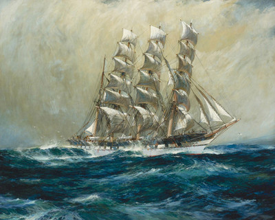 The Clipper Ship Ross Shire Jack Spurling 24' LEINWAND