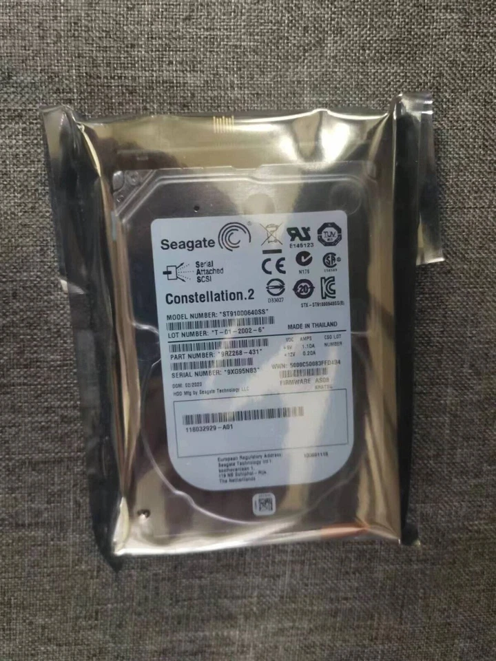 EMC V4-2S07-010 VNX5200 5400 005050606 1Tb 7.2k 2.5" SAS SFF Hard Disk Drives - Image 4 of 4