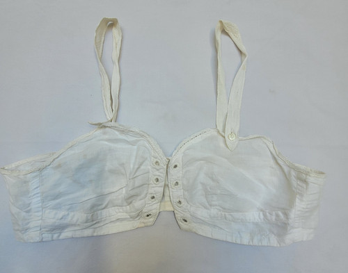 Rare German Cotton Bra "Kleanthis" Label Deutsches Reichs Patent 1910 1920