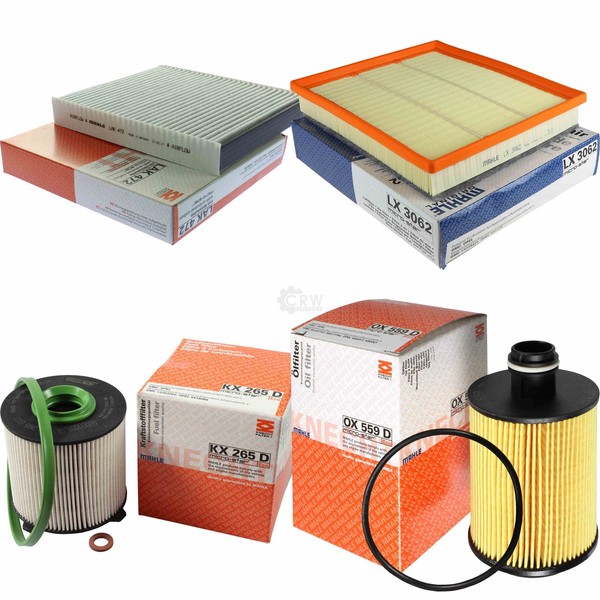 Mahle Kraftstofffilter KX 265D Innenraum LAK 472 Luft LX 3062 ÖLfilter OX 559D-image
