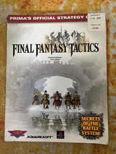 Final Fantasy Tactics-Prima's Official Strategy Guide 1998 Playstation PS1-READ