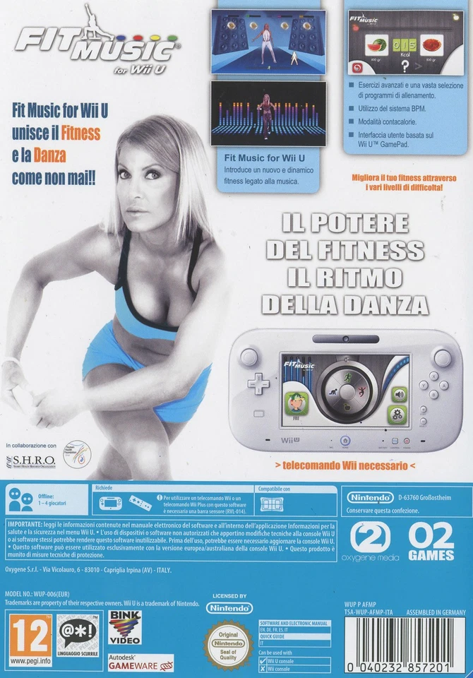 WII U Fit Music UFFICIALE ITALIA - Immagine 2 di 2