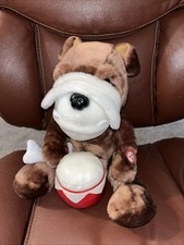 GANZ VINTAGE Battery Operated Singing BULLDOG “BAD TO THE BONE “ Works!!