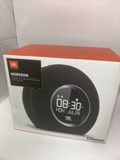 JBL Horizon Bluetooth Alarm Clock FM Radio Speaker USB Chargin LED Light