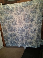 WAVERLY CHARMED LIFE UNLINED BACK 4 POCKET PANEL CURTAINS W/ 3 VALANCES SZ 59X65