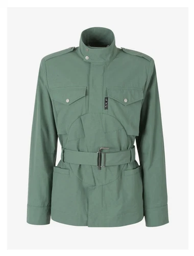 U Trench cappotto verde militare Off White taglia UOMO M