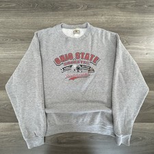 Vintage Ohio State Sweatshirt Adult Large NCAA Football 90s Buckeyes Boxy USA