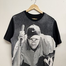 Nike Golf Tiger Woods Poster T-Shirt schwarz DQ8129-010 Herren Größe Medium