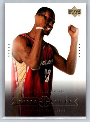 LeBron James 2003 Upper Deck Box Set #19 ''Time to Take Control'' Rookie Card