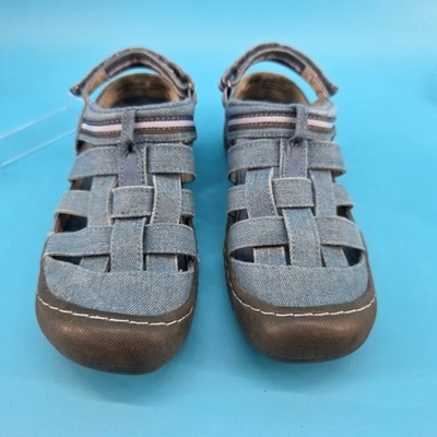 JBU Jambu Olympia Water Ready Blue Denim Fisherman Sandals Womens 6.5 M B1OLY45