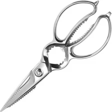   8.5-inch Kitchen Shears & Poultry Shears Detachable design, ideal for chicken