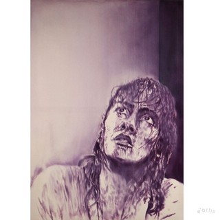 DIETER MAMMEL INK PAINTING KLYTAIMESTRA BLUEBERRY CYCLE 1.8m TALL VP: €10000