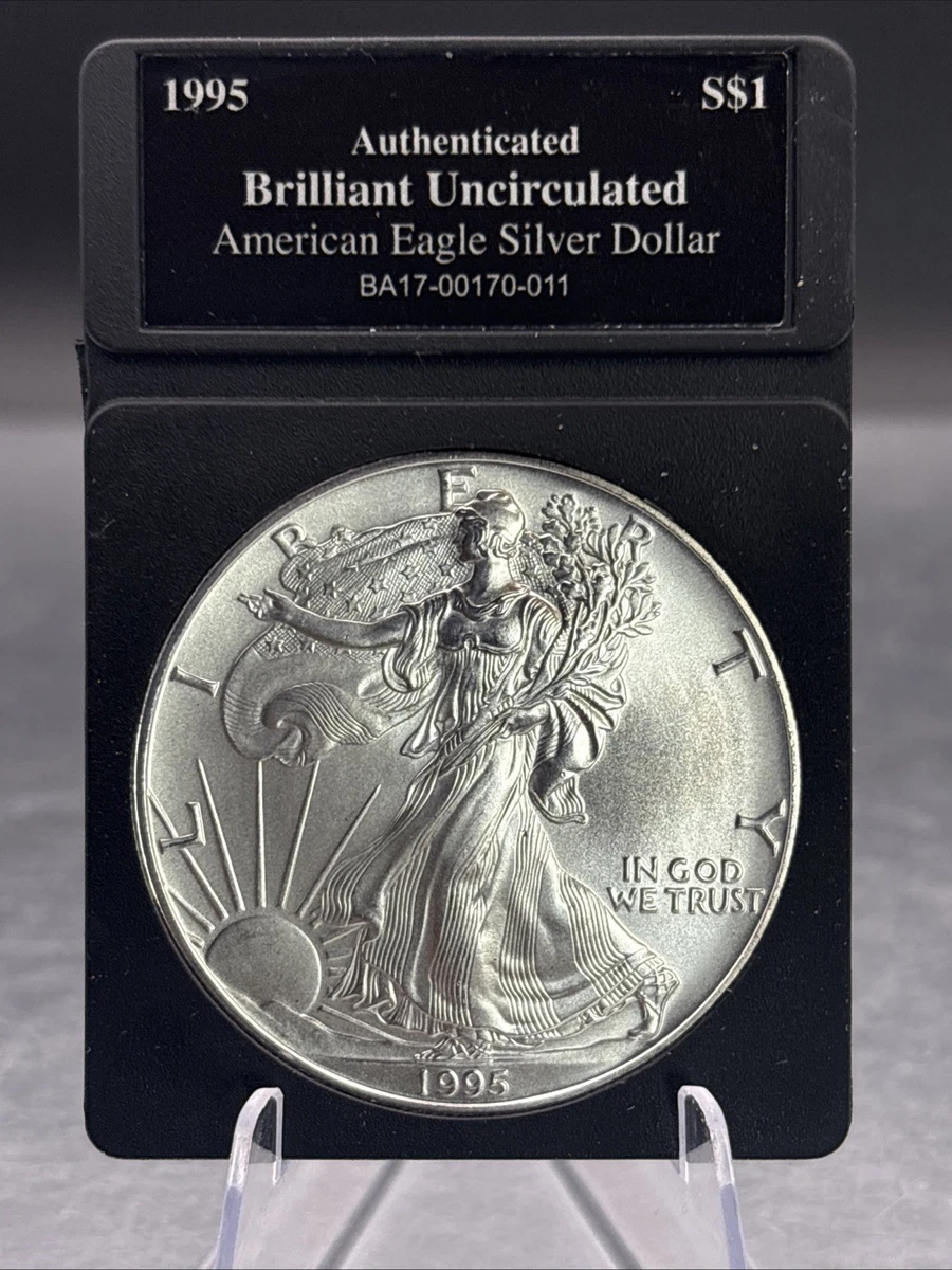 American Eagle Uncertified 1995 Silver Bullion Coins for sale | eBay