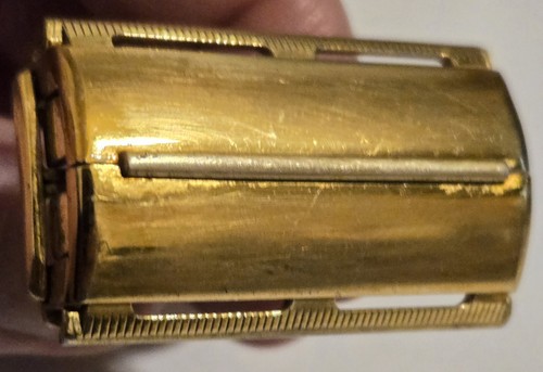 Gillette vintage oro anni 40 doppio bordo - Foto 7 di 7