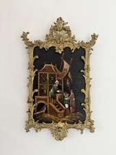 Quadro vintage Chelsea House Chinoiserie con cornice Chippendale