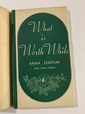#ad #ad What Is Worth While and Giant Power by Anna R. Brown Lindsay Vintage $36.00