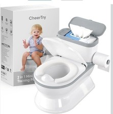 2-In-1 Toddler Potty Training Toilet - Larger Potty Chair  Detachable Training
