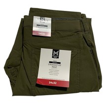 Member's Mark Pants Mens 34 X 32 Denali Travel Performance UPF 50 Cargo Pant