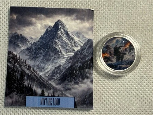 Frost Ninja Colorized 1/10 oz Silver Round (1,000 Mintage)