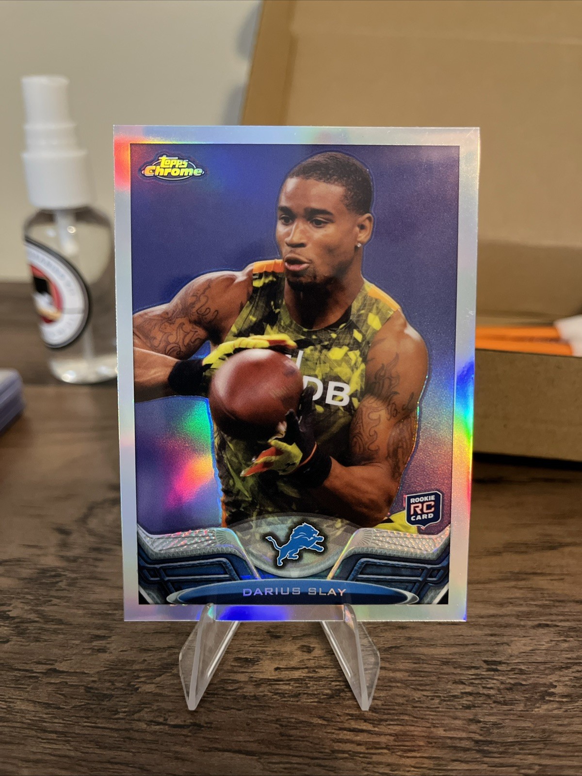 2013 Topps Chrome Refractor Darius Slay Rookie #167 Detroit lions 