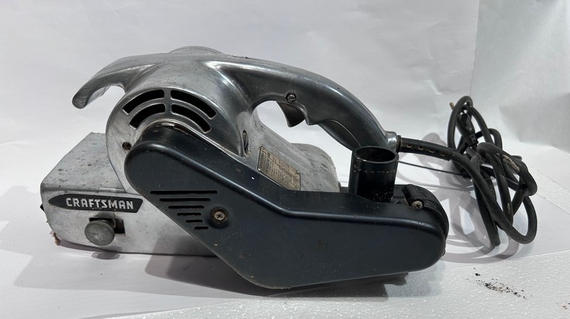 Vintage Craftsman 4-inch industrially rated 1 HP dustless belt sander Works Well