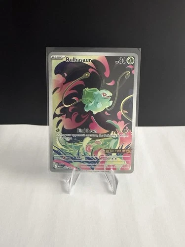 Pokémon TCG Bulbasaur IR 133/132 Mega Evolutions Stamped NM