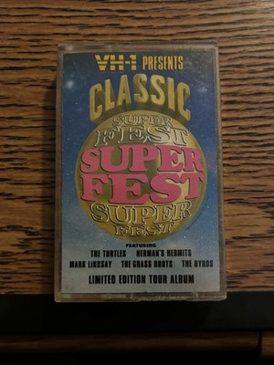 VH-1 Presents Classic Super Fest Oldies Compilation Cassette Rhino Records
