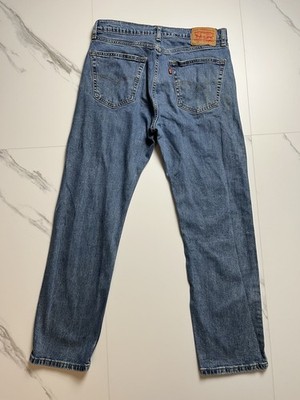 Levi s 505 Herren Jeans Original Blau Denim Jeans 33/30