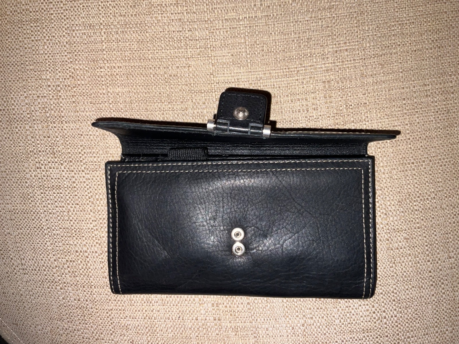 Fossil Black Women's Wallet Solid Pattern Credit … - image 4