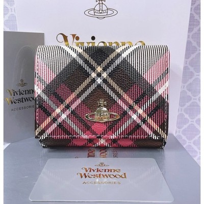 Vivienne Westwood Gamaguchi Trifold Wallet 913VW114 checked
