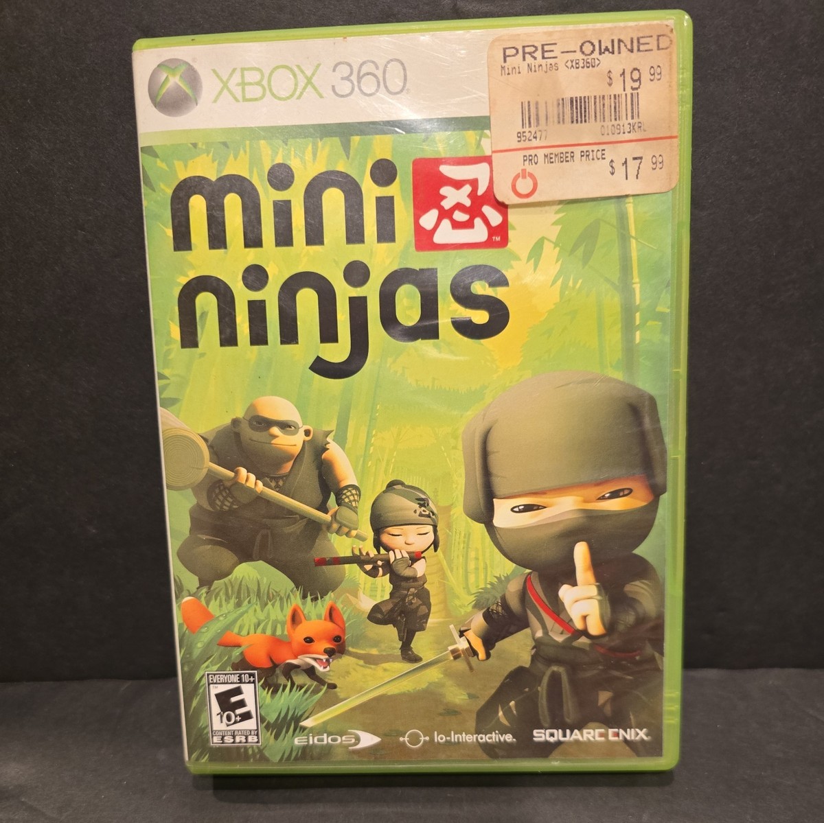Mini Ninjas Microsoft Xbox 360 Video Game With case (22