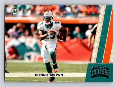 2011 Panini Threads #81 Ronnie Brown Miami Dolphins
