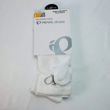 Pearl Izumi Womens Multisport Low Socks Attack Large 14251705 White 3 Pack NWT