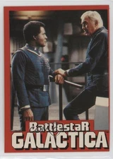 1978 Wonder Bread Battlestar Galactica Commander Adama and Colonel Tigh #18 1md
