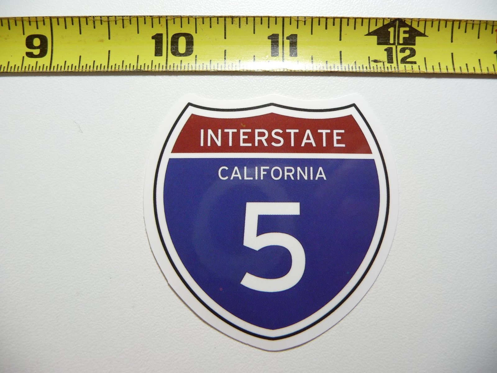 California Interstate 5 I5 Road Sign Decal Sticker - State Pride