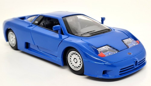 Maisto 1/24 Bugatti EB110 Blue 90s Supercar Diecast Scale Model Car - Picture 6 of 6