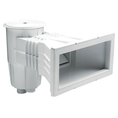 AstralPool Skimmer Weiß für Betonbecken 00251 Skimmer 15 L Runde Abdeckung