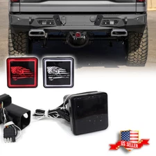 Smoke Lens LED Brake Light DRL Trailer Hitch Backup Lamp Fit 2" Towing & Hauling