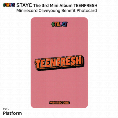 StayC The 3rd Mini Album TEENFRESH Minirecord Oliveyoung Benefit