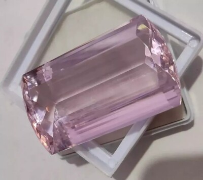Stunning Pink Fancy Cushion Cut Topaz Natural 120 Ct Loose Gemstone Certified