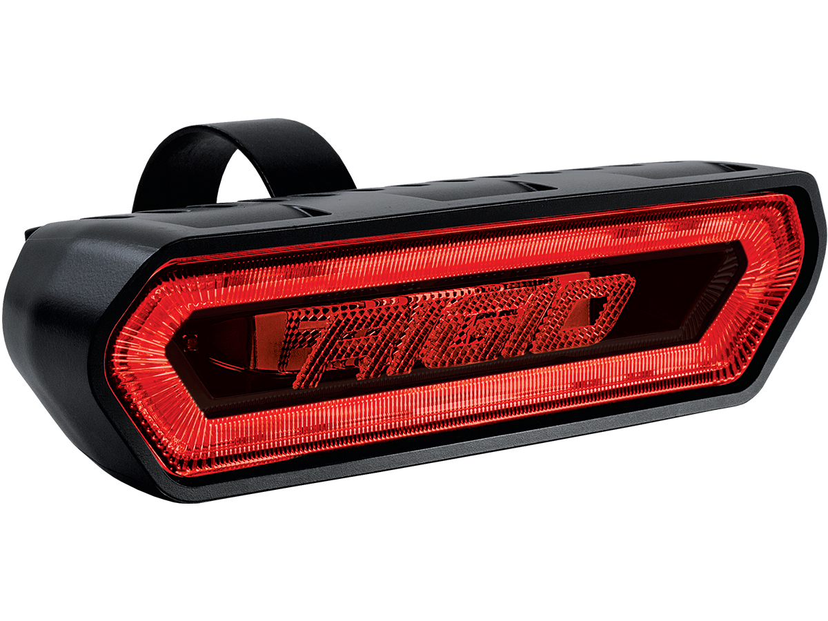 Rigid 90133 Chase LED Red Light Universal Rear Facing 3-Function w