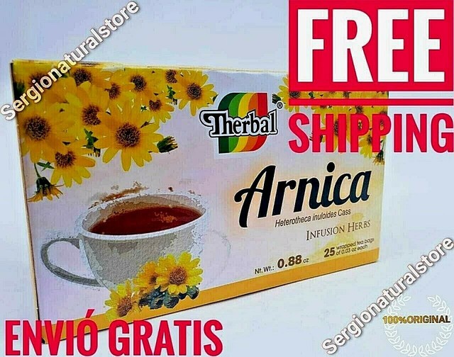 ARNICA TEA INFUSION ARNICA TEA 25 BAGS 1 G. EACH FREE SHIPPING 12/2023