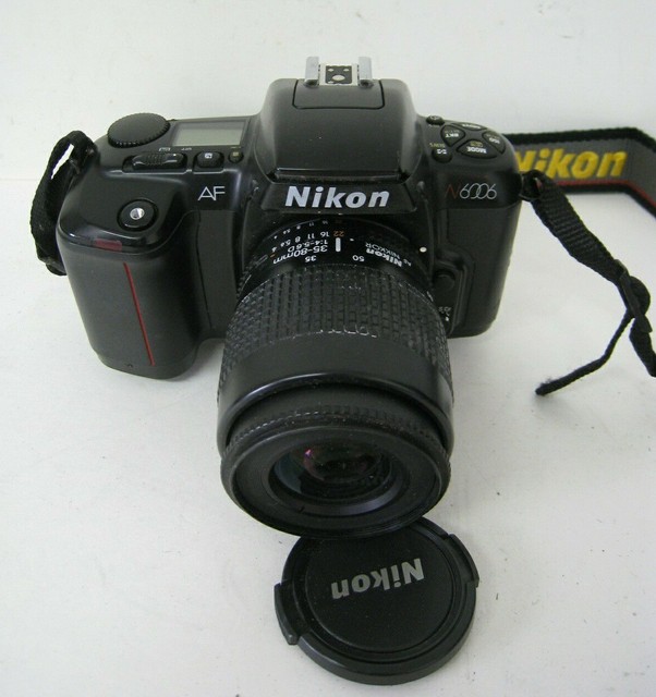 Nikon N6006 AF 35mm SLR Film Camera w/ Nikon 3580mm F/45.6 Lens eBay