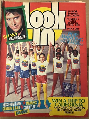 LOOK IN COMIC 7 1983 DANGER MOUSE CANNON & BALL  Madness Fall guy Shakin Stevens