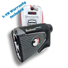 Excellent Bushnell Pro XE Slope Laser Golf Rangefinder w/ Bite & 1 Year Warranty