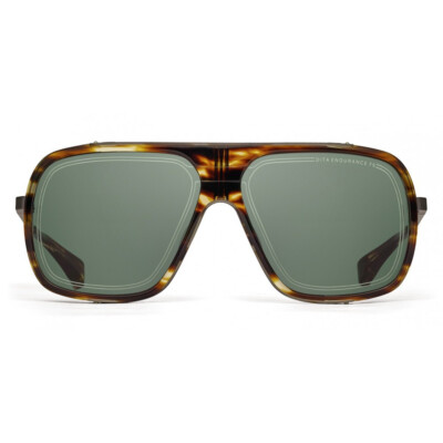 RARE New DITA ENDURANCE 79 Havana Black Green Titanium Square