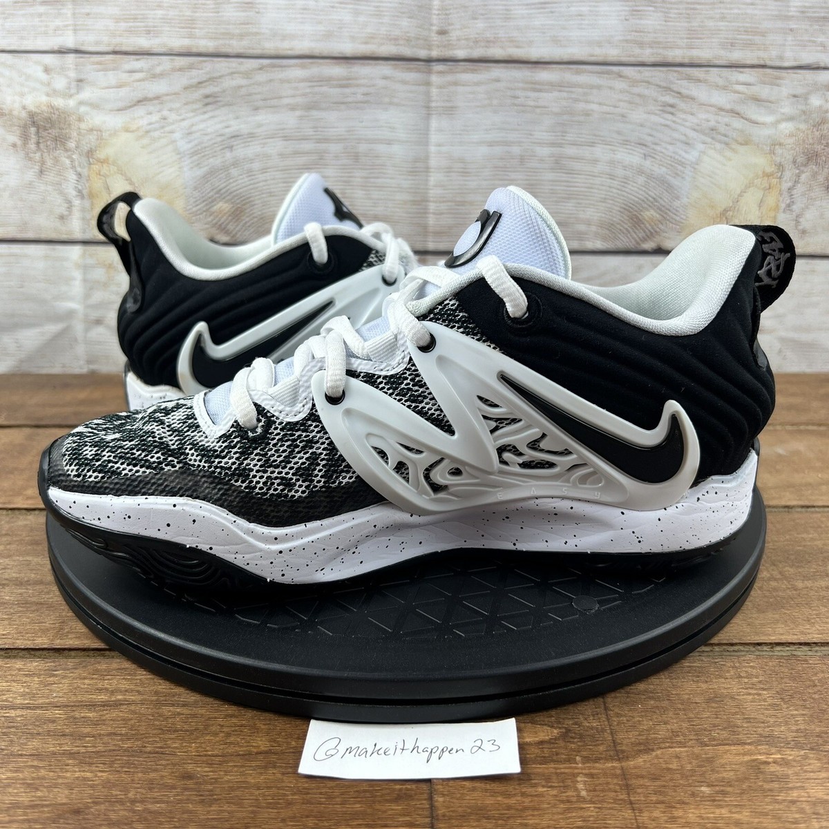 Nike KD 15 'Oreo' White Black Kevin Durant DO9826-100 Men Size 5