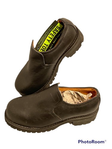NEW Thorogood Steel Toe Black Leather 