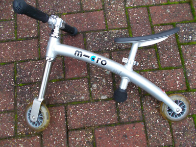 Kinder Laufrad, m-cro, Alu-Laufrad, silbern, 20kg belastbar, sehr guter Zustand